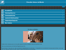 Tablet Screenshot of chevalierautourdumonde.com